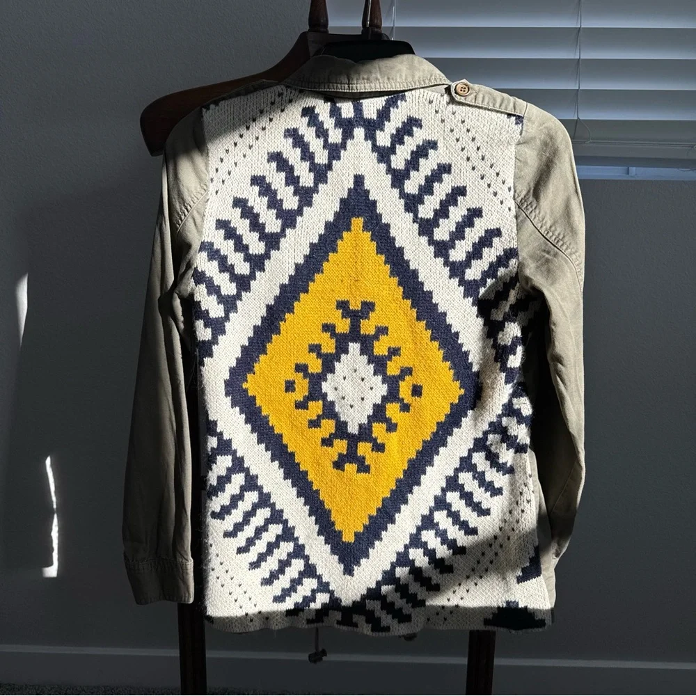 Mine Southwestern Back Utility Jacket Women’s Small Western aztec Bohomain Y2K